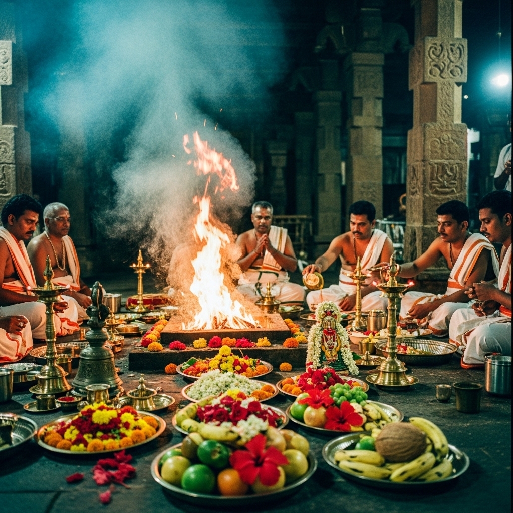 Perform Puja with Homams to fulfill your desires